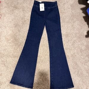 FRAME Denim Jet Set high rise flare jeans